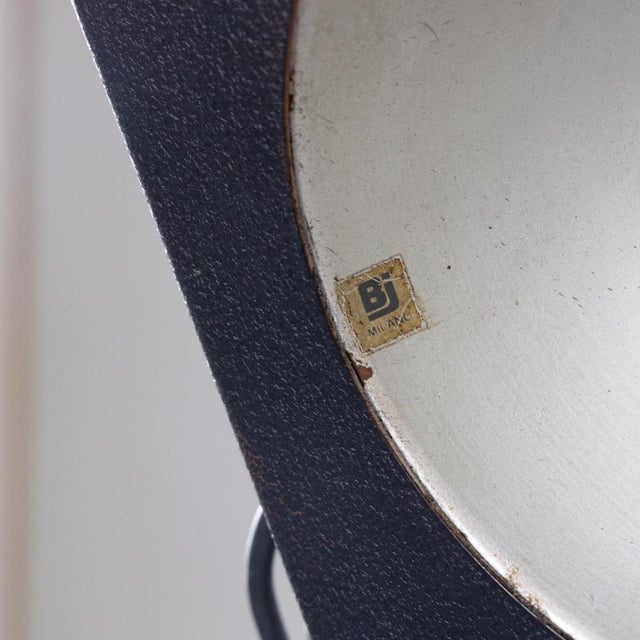 Black BJ Milano Clamp Lamp, 1970s For Sale - Image 8 of 14