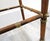 Mid-Century French Glass Top Faux Bamboo Wood and Brass Side Table Attributed to Maison Baguès For Sale - Image 13 of 18