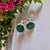 Traditional Natural Emerald Stud Earrings 14k White Gold 1.63 TCW Certified For Sale - Image 3 of 14