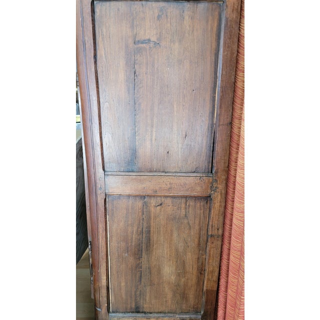 Antique Rustic Country French Cabinet / Armoire Circa. 1800 Louis XV For Sale - Image 13 of 17