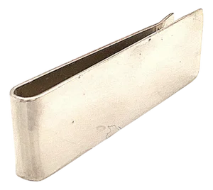 1990s Tiffany & Co Estate Sterling Silver Money Clip 13.88 Grams