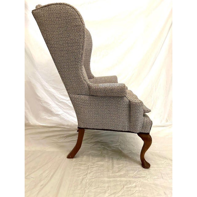 Late 19th C. Queen Anne Wingback For Sale In Richmond - Image 6 of 8
