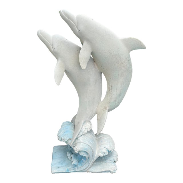 1950s Vintage Dolphins Garden Sculpture For Sale