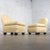 Modern Late 20th Century Modern Round Back Slipper Chairs by Hickory Kay Lyn Tan Upholstery a Pair For Sale - Image 3 of 18