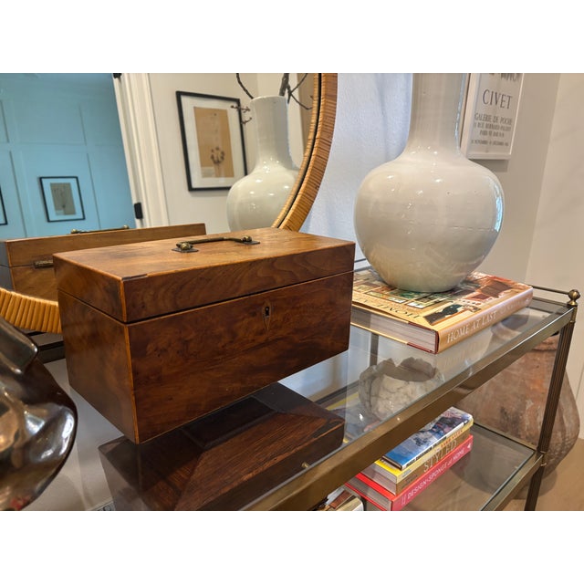 Antique English Tea Caddy For Sale - Image 14 of 17