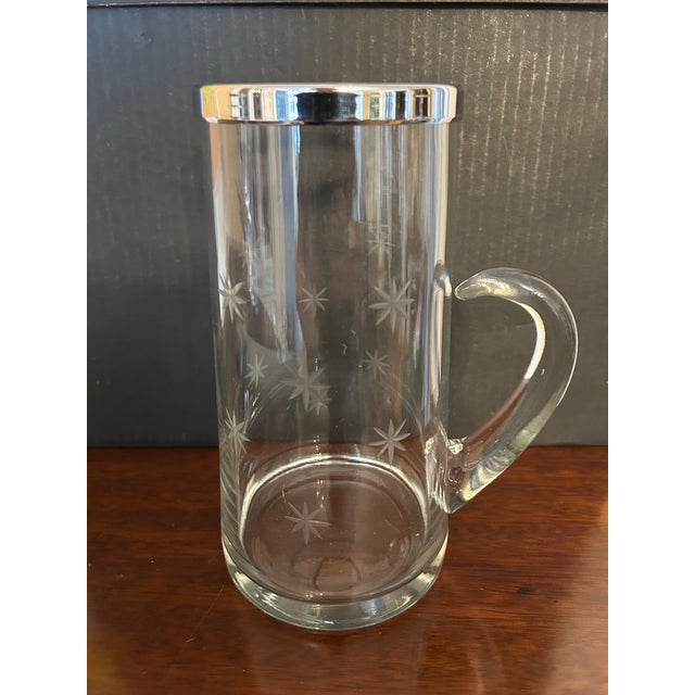Metal Vintage Ice Water Pitcher For Sale - Image 7 of 10