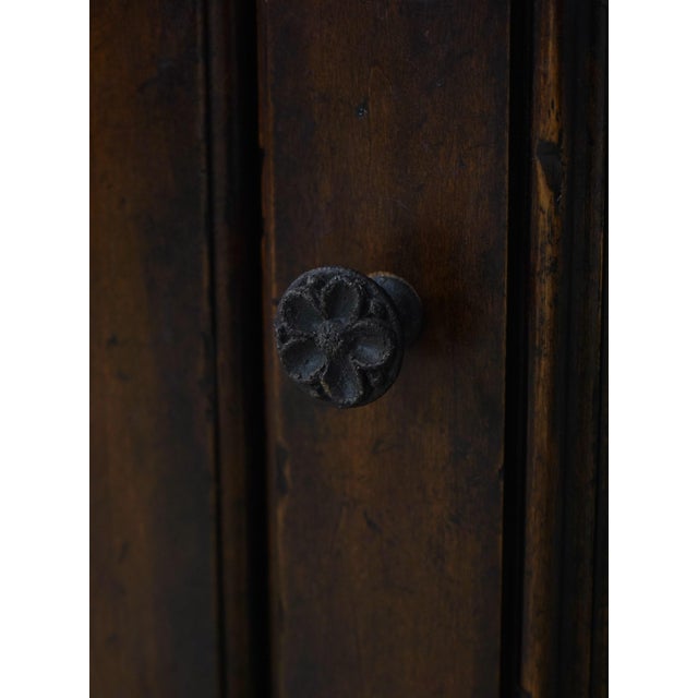 Wood 1990s Henredon Ralph Lauren Distressed China Cupboard For Sale - Image 7 of 16