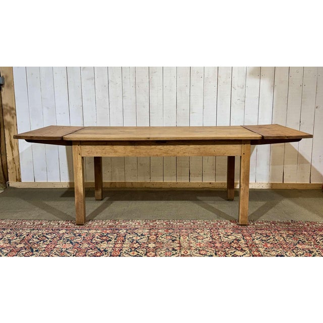 Beige Extendable Oak Table with Gothic Decoration, 1930s For Sale - Image 8 of 18