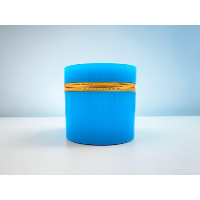 Murano Opaline Glass Jewelry Box, 1950s For Sale - Image 12 of 12