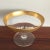 1970s Vintage Dorothy Thorpe Gold Banded Pedestal Dish For Sale - Image 5 of 11