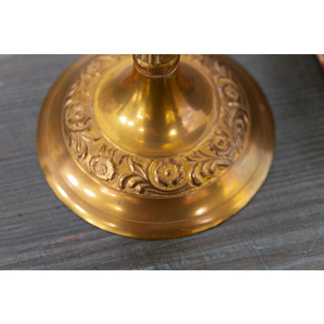 Vintage Danish Brass Candlesticks, 1950s, Set of 4 For Sale - Image 13 of 17