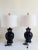 Vintage Hollywood Regency Japanese Porcelain Table Lamps - A Pair For Sale - Image 4 of 12