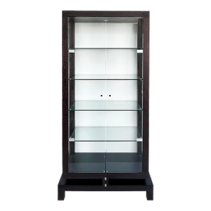 Roche Bobois China Display Cabinet Encased in Glass With Interior Lighting