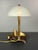 Mid-Century Modern Art Deco Style Handcrafted Wrought Iron Desk Lamp, 1980s For Sale - Image 3 of 18