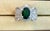 Vintage 3 Carat Oval Tsavorite & 2.2 Carat Diamond Ring , Platinum 16.4Gm Estate For Sale - Image 9 of 18