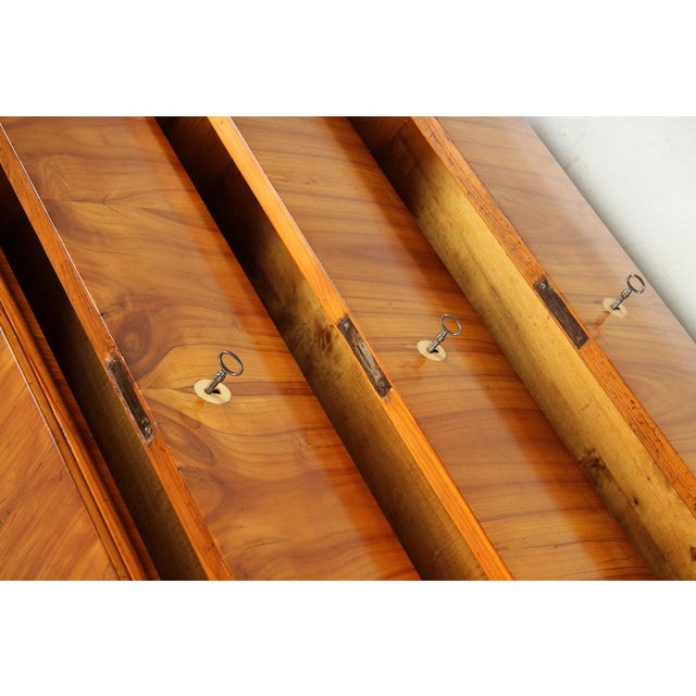 Antique Biedermeier Chest of Drawers, 1840 For Sale - Image 4 of 11