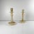 Pair of Alabaster Candlesticks, 20th Century Dimensions: Diameter: 11 cm Height: 21 & 23 cm Vintage items, show signs of...