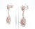 Indulge in timeless elegance with these exquisite Fancy Pinkish Brown Diamond Earrings, meticulously crafted in luxurious...