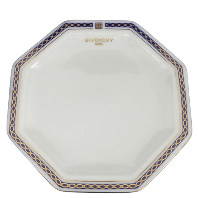 This elegant pair of vintage Givenchy Paris porcelain dishes reflects the refined, understated style associated with the...