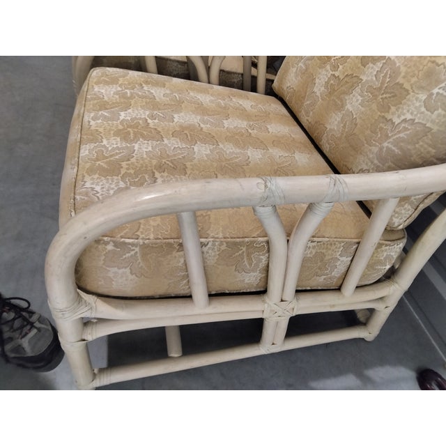 1980s Pair of Ficks Reed Lounge Chairs For Sale In Palm Springs - Image 6 of 11