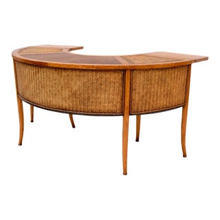 Late 20th Century Demi Lune Hunt Desk For Sale
