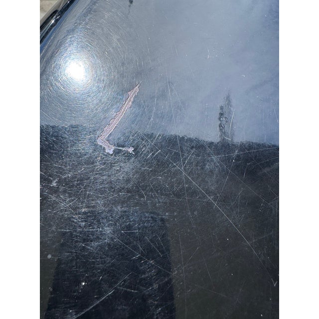 Pair Space Age Black Fiberglass Mushroom Pedestal Stools, 1960s–70s For Sale - Image 10 of 11