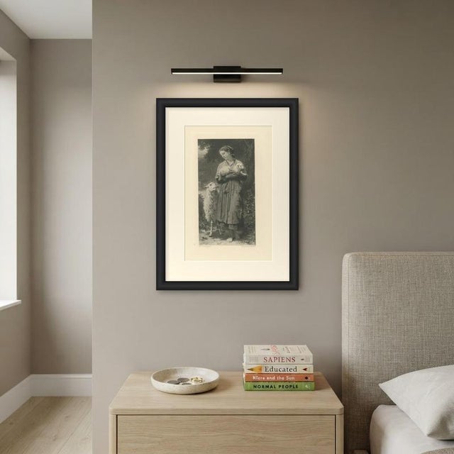 Paper After William Bouguereau, The Newborn Lamb, 1880, Engraving For Sale - Image 7 of 9