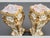Late 20c Italian Baroque Cream Gold Pedestals - Pair For Sale - Image 14 of 18
