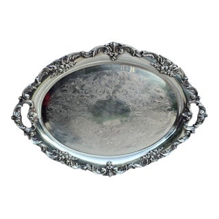 Reed and Barton King Francis Tray For Sale