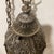 Gray Large Scale Long Chained Hanging Swag Light Fixture With Smoke Glass Globe Circa 1960s For Sale - Image 8 of 12