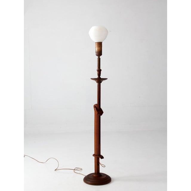 Antique Arts & Crafts Adjustable Floor Lamp For Sale - Image 18 of 18