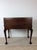 Vintage Walnut Chippendale Style Open Front Writing Desk With Brass Hardware For Sale - Image 15 of 18