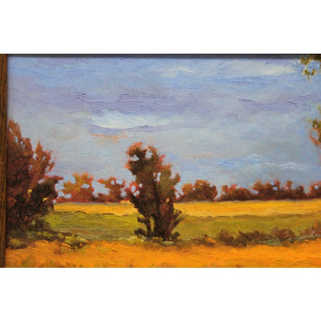 C. 20th Century "Highway Delta" by Jesse Don Rasberry Oil on canvas board 7.25" H x 16" W