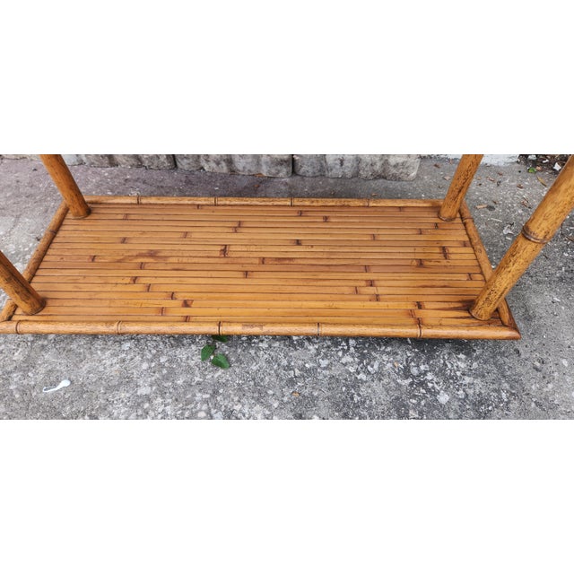 Mid-Century Bamboo Shelves - 4 Shelves For Sale - Image 13 of 14