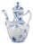 Blue Fluted Half Lace Coffee Pot in Porcelain from Royal Copenhagen, 1960s For Sale