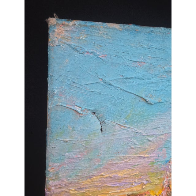 Capture the vibrant, breezy energy of a Twin Cities summer evening with this striking, original impressionist acrylic...