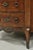 Antique French Louis XV Style Demilune Marble Top 4 Drawer Nightstand Table Pair For Sale - Image 15 of 18