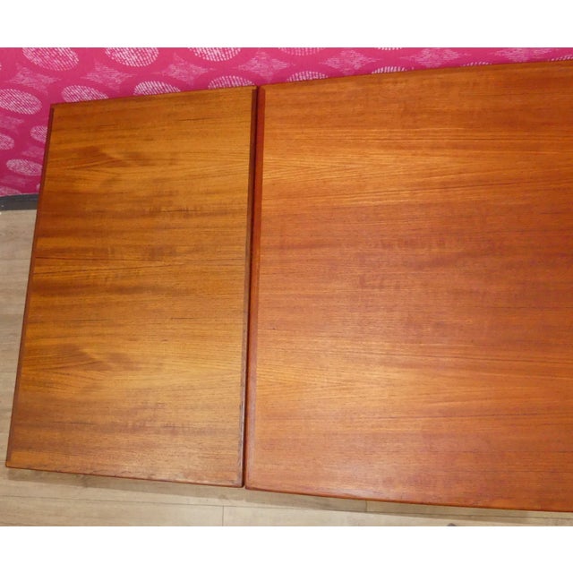 Large Teak Extendable Dining Table by Grete Jalk for Glostrup, 1960s For Sale - Image 11 of 18