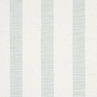 Sample - Schumacher Ketley Performance Stripe Color Fabric in Sky For Sale