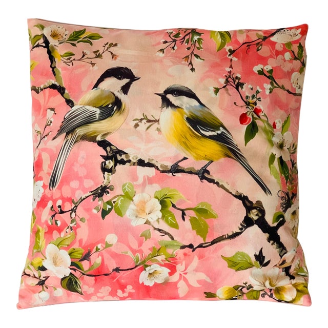 Spring Birds Pillow Duck Feather Down Insert For Sale