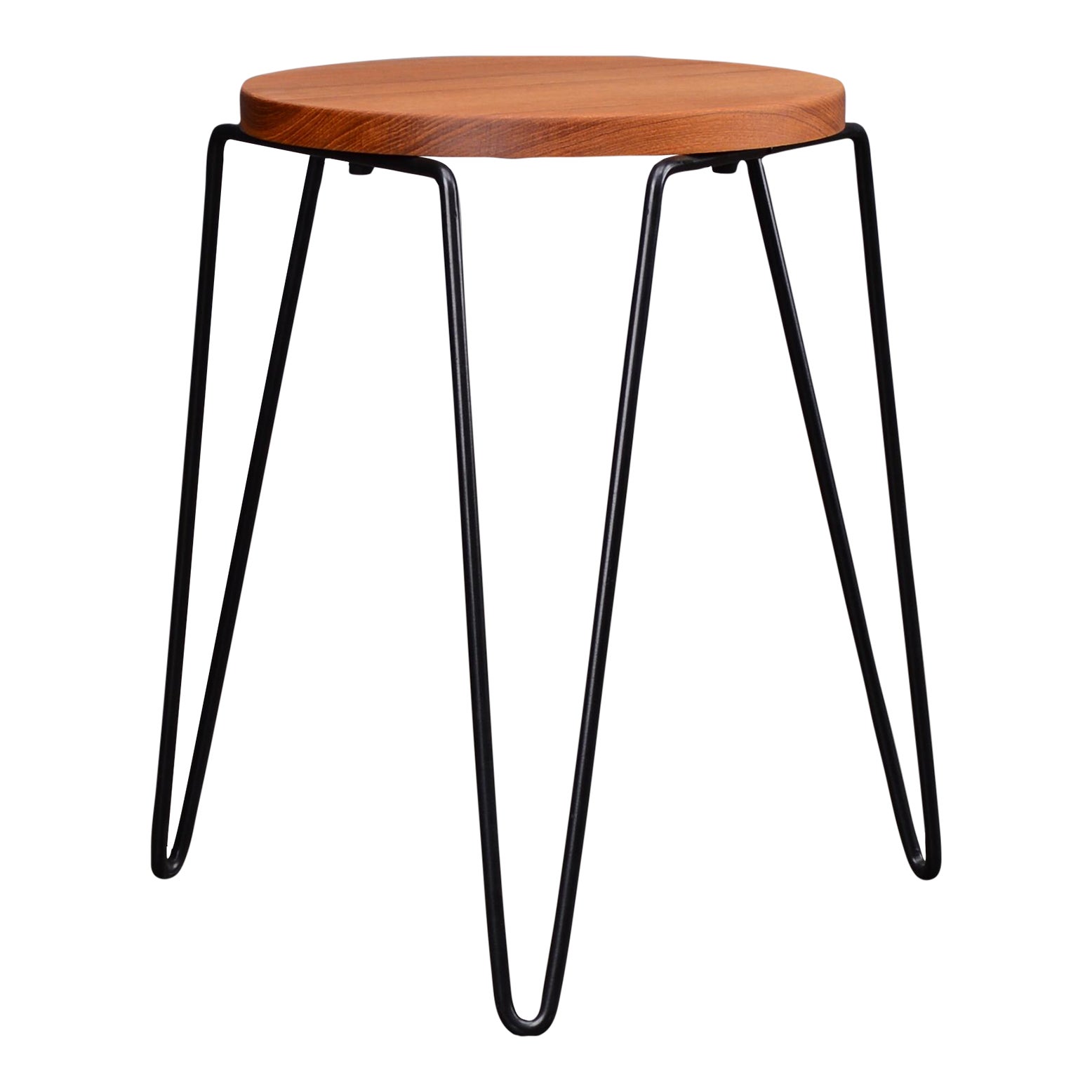 1950s Mid Century Modern Hairpin Stacking Side Table Chairish