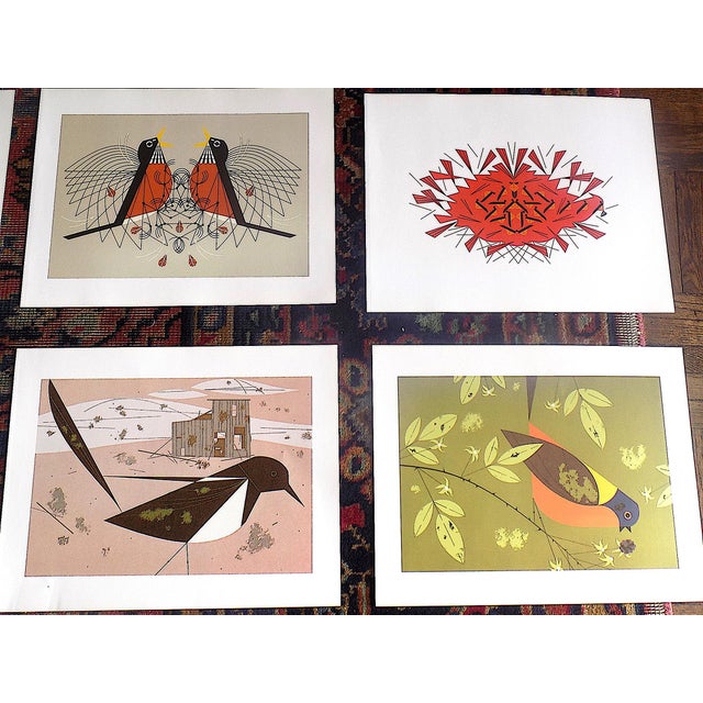2010s Vintage Charley Harper Modernist Abstracted Bird Lithographs (10.75" X 8.25") - Set of 12 For Sale - Image 5 of 10
