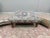 Details SIZE: 13X36X36 Inches ( with legs ) - 33x90x90 cm TYPE: Handmade Ottoman Bench CONDITION: is good. CONSTRUCT: It...