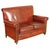 Victorian Gentleman's Club Sofa in Hand-Dyed Burgundy Leather For Sale - Image 13 of 13