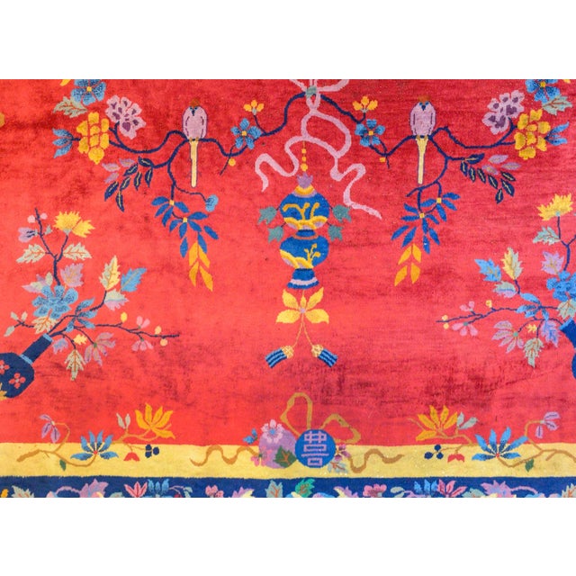 Early 20th Century Chinese Art Deco Rug For Sale In Chicago - Image 6 of 11