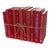 Decorative Books - Cherry Book Bundle - 1 Foot of Red Books For Sale