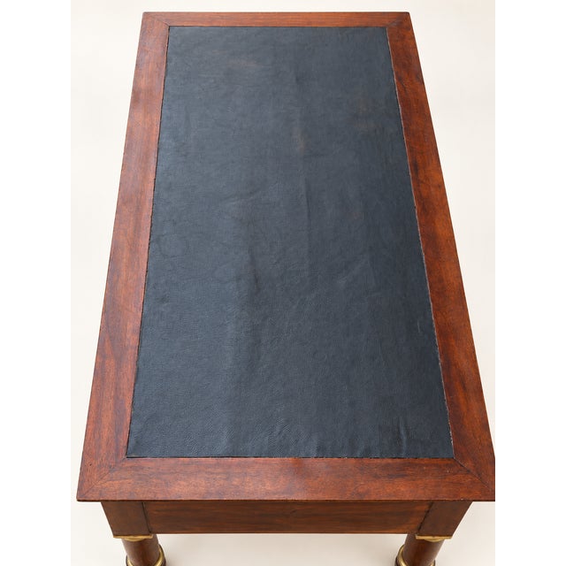 Brown Empire Mahogany Flat Desk, 1890s For Sale - Image 8 of 10