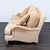 Traditional Crate & Barrel Essex 3-Seat Beige Striped Sofa With Cushions For Sale - Image 3 of 8