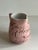 1990s Vinatge Pink & Brown Hot Chocolate Pitcher For Sale - Image 5 of 5