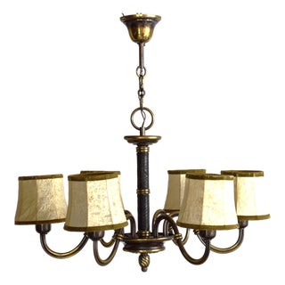 Vintage Hanging Lamp by Hugo Gorge, 1930s For Sale